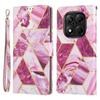 Leather Case for Xiaomi Redmi Note 14 Pro 5G/14 Pro+ 5G/Poco X7 5G Lacquered Marble Pattern Phone Cover