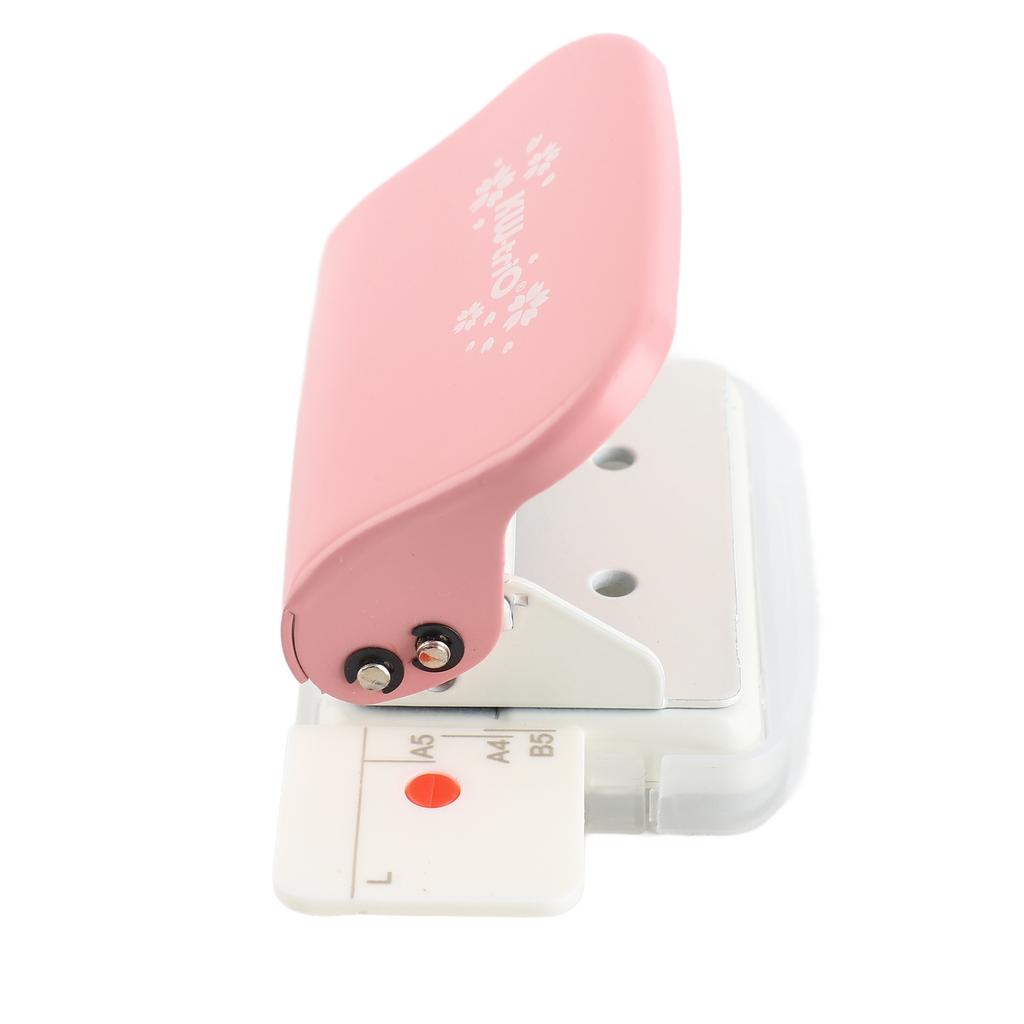 99H9 Hole Puncher 26Hole 30Hole 20Hole Paper A4 B5 A5 LooseLeaf Manual Punching Machine Pink