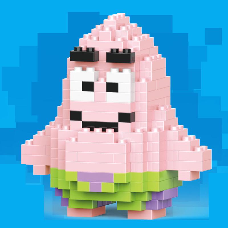 LEGO-Compatible Mini Building Blocks: Cartoon Figurines & Educational Toys