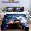 Toothless 3pcs Bedding Set Duvet Cover Closure Includes 1 Duvet Cover & 2 Pillowcases for All Seasons Bedroom Home Dorm Decor