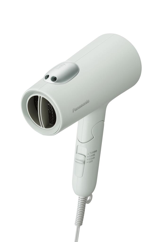 Panasonic Фен для волос Ionity Quick Dry Большой объем воздуха Мощная сушка Низкотемпературный режим Двойные минеральные ионизации Мятно-зеленый EH-NE7L-G