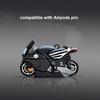 Чехол для наушников, светящийся противоударный силиконовый 3D мотоциклетный Bluetooth-совместимый защитный чехол для наушников для AirPods 1/2/3/Pro