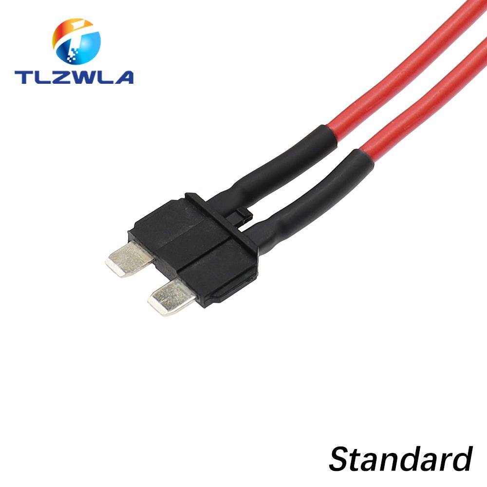 Car Dual line Simple Fuse Power Socket Standard Mini Micro 2 12V Fuse Box Socket Non Destructive Modification Line Fuse Holders1
