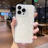 Подходит для iPhone17ProMax чехол для телефона с рисунком в мелкий горошек и снежинками, космический чехол Apple 16 прозрачный 15/14 нишевый