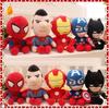 27-30 см Плюшевая игрушка Человек-паук Marvel Мягкая набивная мультяшная кукла Большая плюшевая кукла для мальчиков Подушка Детский Рождественский подарок