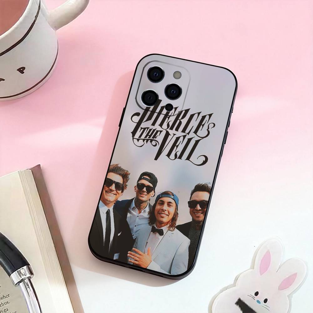 Чехол для телефона P-Pierce the V-Veil Band, силиконовый, мягкий, для iPhone 17, 16, 15, 14, 13, 12, 11, XS, Plus Pro Max