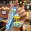 Cool Keychain PVC Snake Charm Decorative Keyring with Lanyard Car Handbag Backpack Phone Luggage Accessories