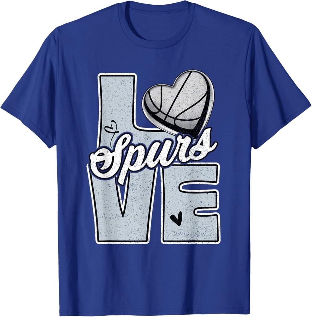 Vintage Love Spurs Hearts Retro Gift for Men Women T-Shirt