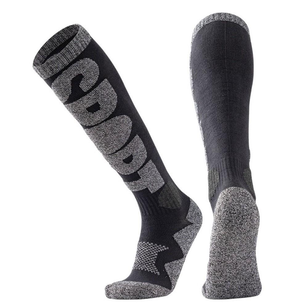 Warm Thermal Socks Breathable Knee High Socks Fashion Snowboard Stockings for Winter Sports