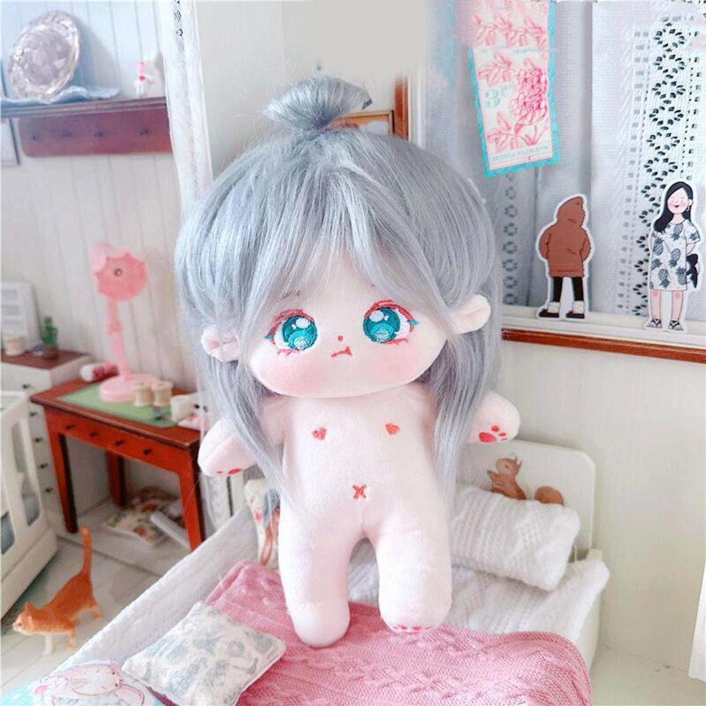 Модная плюшевая 20-сантиметровая хлопковая кукла, мягкая набивная, можно придать А-образную форму, куклы для переодевания, мультяшная аниме, милая плюшевая игрушка