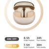 Qcy Bluetooth-наушники, Активное шумоподавление, Низкая задержка, Шумоподавление, Зеленый