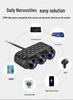 Seven-Color Car Charger: 3-Port QC3.0, USB, PD Fast Charger - 12V/24V Universal