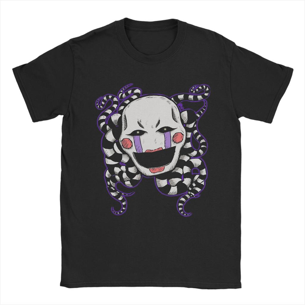 FNAF В Фредди Спрингтрап Унисекс Футболки Смешные Футболки С Коротким Рукавом Круглый Вырез Чистый Хлопок Одежда Большого Размера