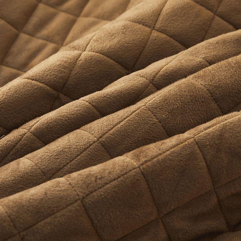 3 шт. Утолщенная кружевная юбка для кровати на осень и зиму, Кружевная накидка на кровать из кристального бархата, Мягкая и удобная, Постельное белье для спальни и гостевой комнаты