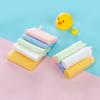 10pcs Soft and Breathable Bamboo Fiber Small Square Hand Towel for Kindergarten Children's Small Towel