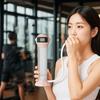 Adjustable Resistance Counted Breathing Dumbbell Lung Capacity Expander  Breathing Training Device