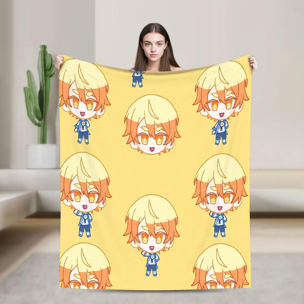 Tsukasa Tenma Blankets Super Soft Novelty Plush Bedding Throws For Boy Girl Bedroom Flannel Bedspread Bed Cover