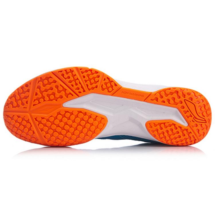 Li Ning Ace Резиновые Удобные Нескользящие, Износостойкие, Легкие Низкие Бадминтонные Кроссовки Унисекс Синие AYTP011-2