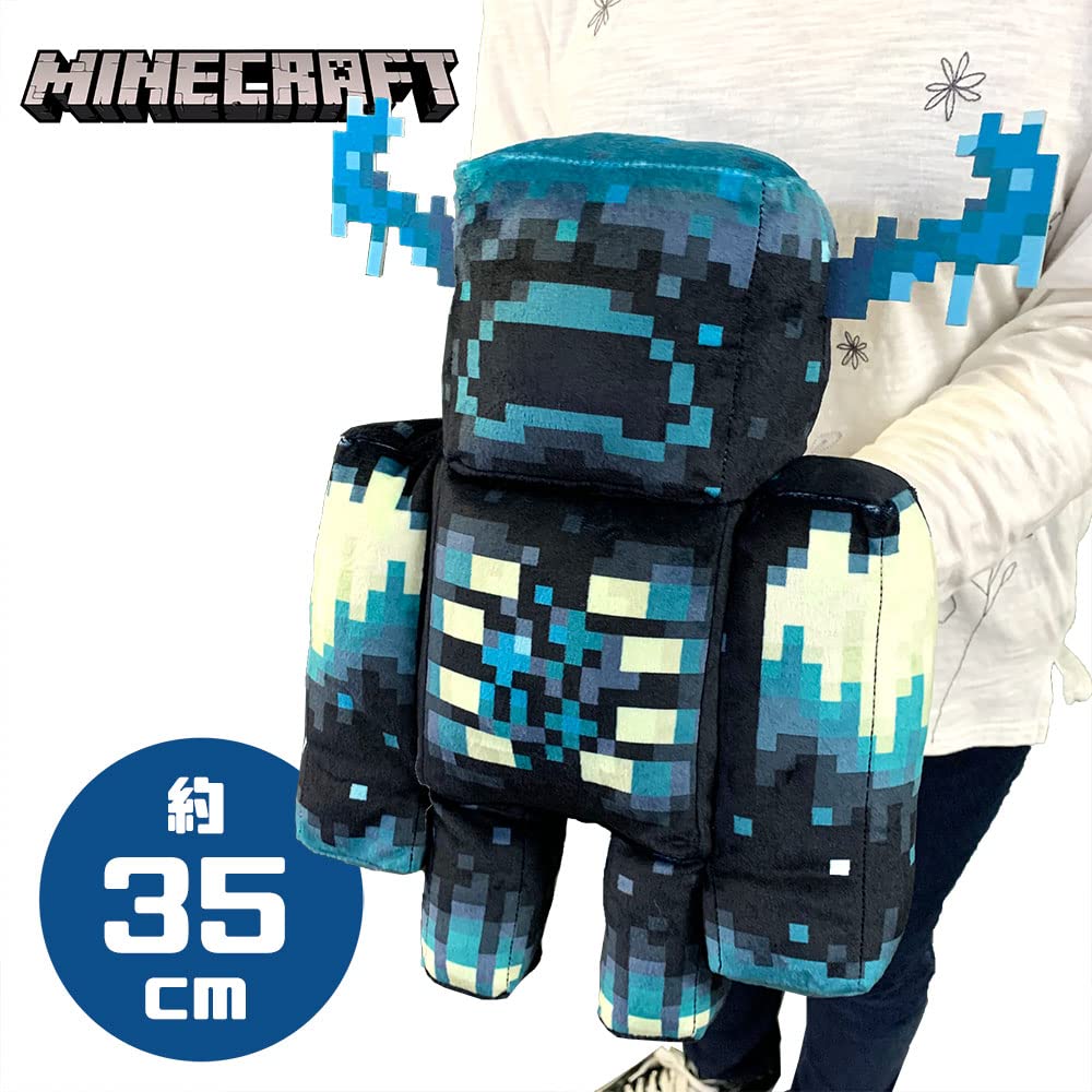 Появляется сильнейший монстр Minecraft BIG Plush Warden 35 см Официальные товары Прибл.