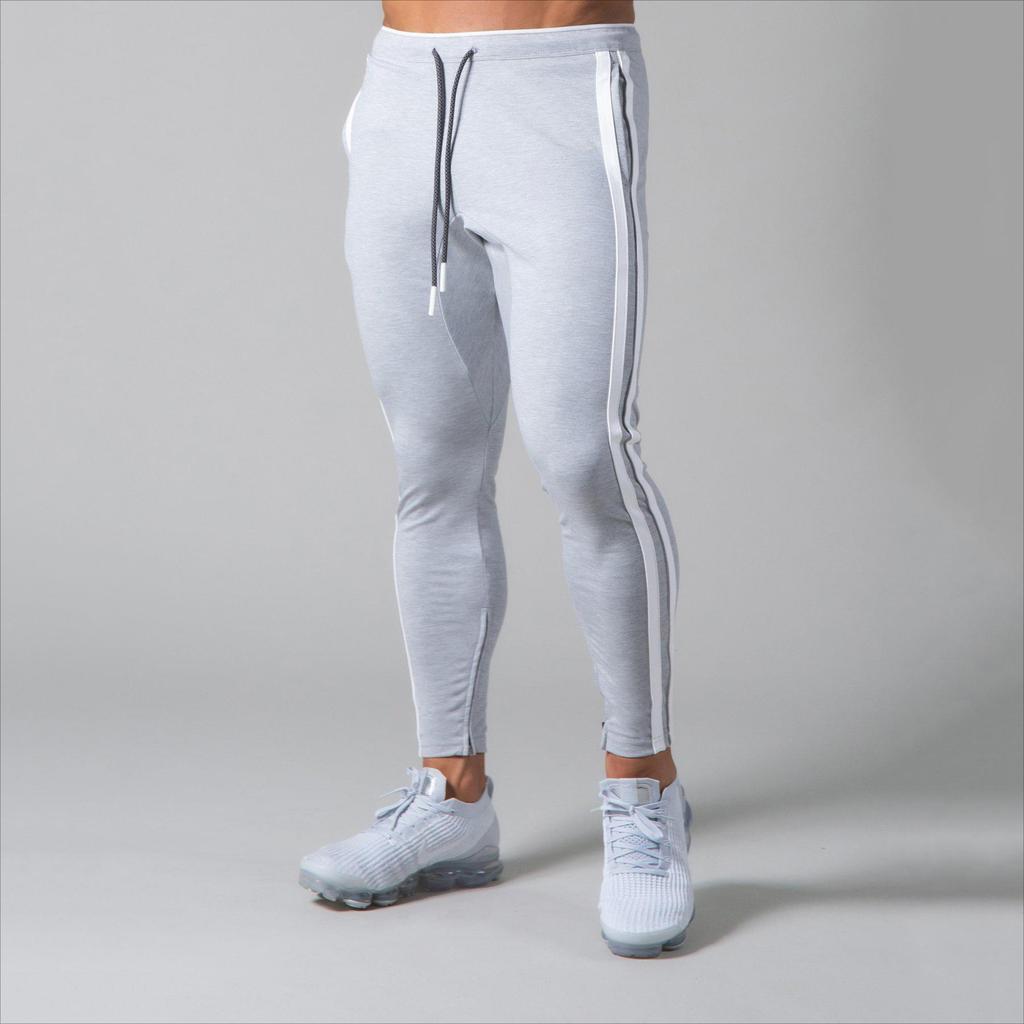 Мужские брюки весна-осень для фитнеса, бега, спорта, длинные брюки для тренировок на открытом воздухе, облегающие джоггеры