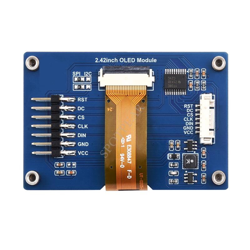 Модуль OLED-дисплея 2,42", 128x64, связь SPI/I2C