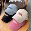 Big brim baseball cap women's new enlarged head circumference hat shows the face small spring summer soft top cap men trend