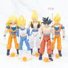 Аниме Dragon Ball Веджета Броли Сон Гоку Аниме Фигурка Действия Модель Подарки Коллекционные Фигурки для Детей 18 см 5 Штук В Наборе