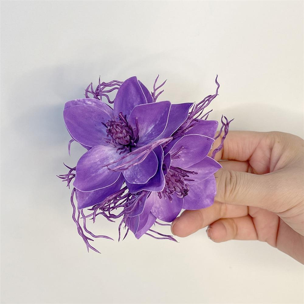 Fairy Flowers Hair Clips Sweet Barrette Hairpiece Hair Decoration Photo Props  for Women Girls