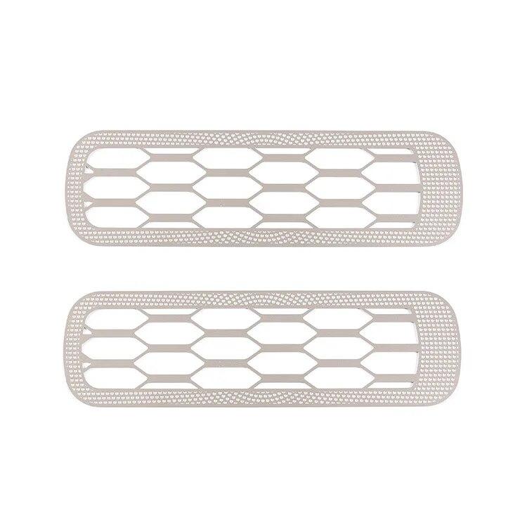 Car Front Fog Light Lamp Frame Protection Net Trim Cover Fit For Land Rover Defender 110 90 -2022 Auto Accessories