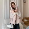 Womens Hooded Puffer Vest With 90% White Duck Down Fill Short Loose Fit Warm Winter Outerwear