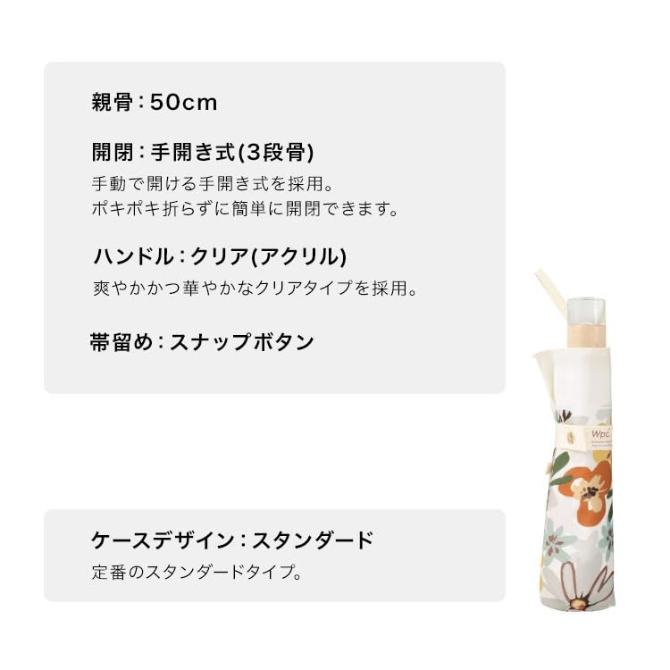 Folding Blooming Flower Rib For Sunny or Rainy Floral Travel Wpc. Umbrella, Mini, Navy, Umbrella, 50cm, Lightweight, Days, Women's, Pattern, Stylish,