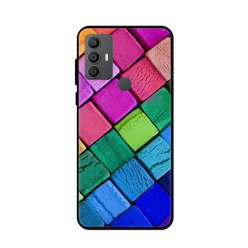 For Alcatel 1V 2021 Case 6002A 6002D Cool Fashion Soft TPU Silicone Bumper Fundas for Alcatel 1V (2021) Capa for Alcatel1v 1 V
