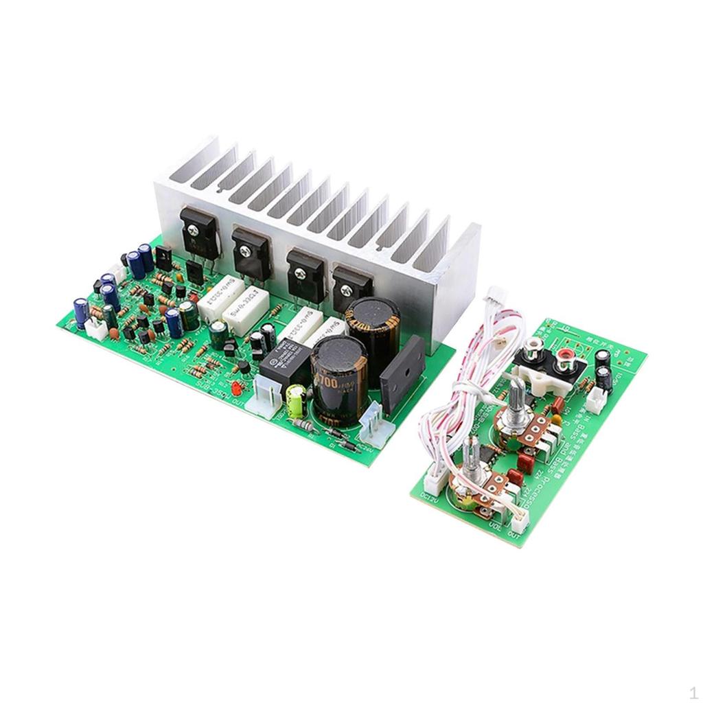 350W Power Amplifier Board Amp Board, Double AC 24-28V Home Theater Mono High Performance Audio