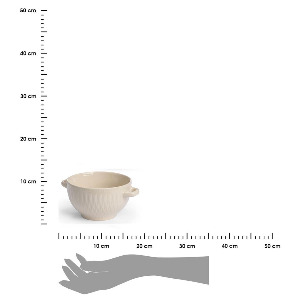Beige Soup Bowl 650
