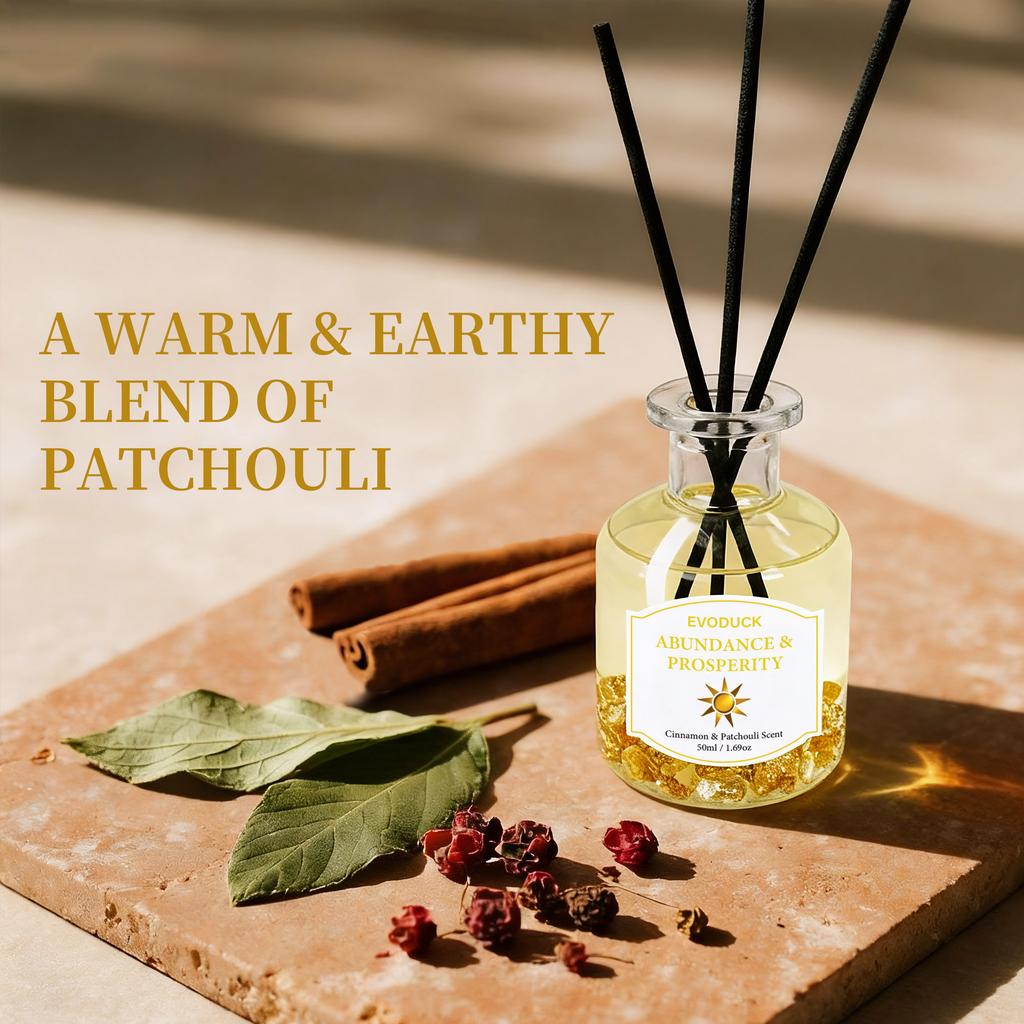 Non-Flaming Fragrance Diffuser, Flameless Sweet Orange Lemon Oil With Reed Diffuser Stick Home Room Air Freshener Decor 50ml