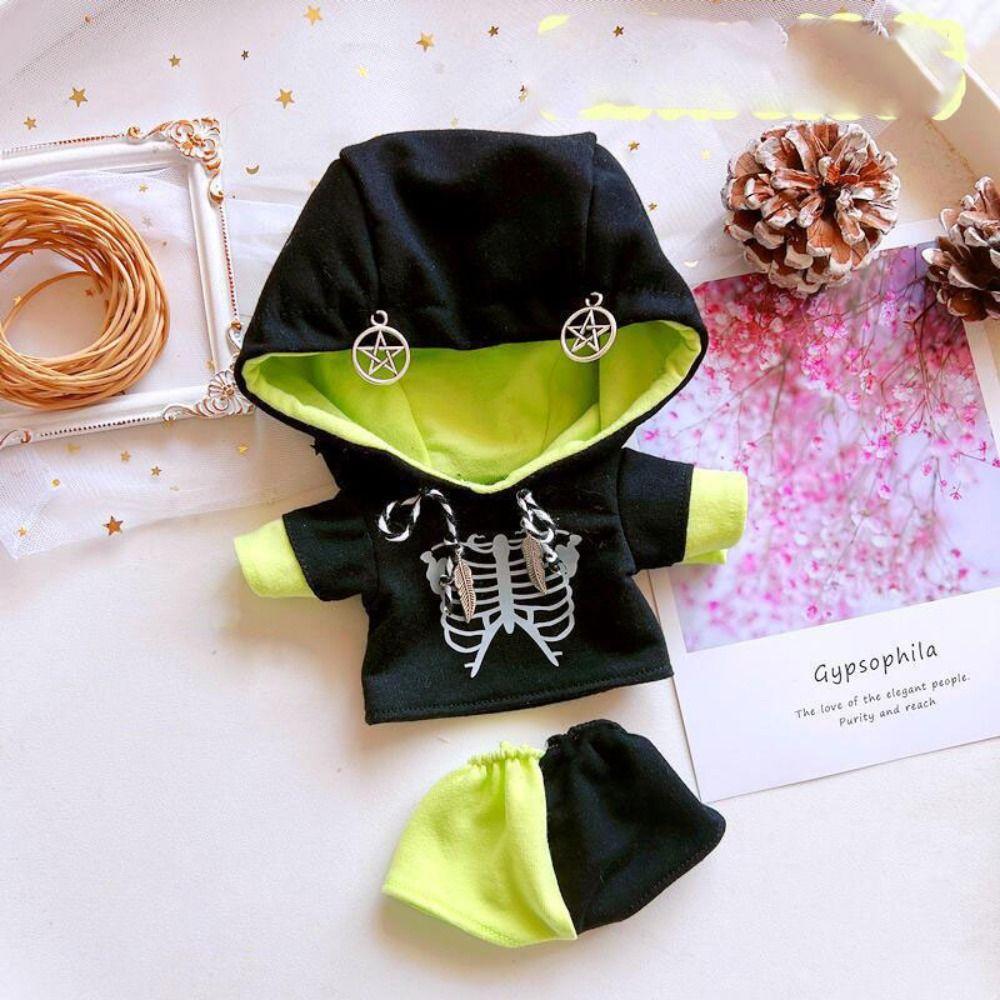 Toy For 20cm Dolls For 1/12BJD Dolls Tops Shoes Sweatshirt Outfits Handmade Hoodies Hoodies Clothes