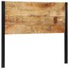 Headboard 120 cm Solid Mango Wood and Iron