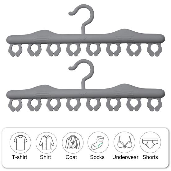 2 шт. вешалки для сушки носков, прищепки, прочные ветрозащитные вешалки для сушки нижнего белья, вешалки для сушки носков