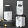 Wall-Mounted Foldable Laundry Basket: Large Capacity, Multifunctional Storage