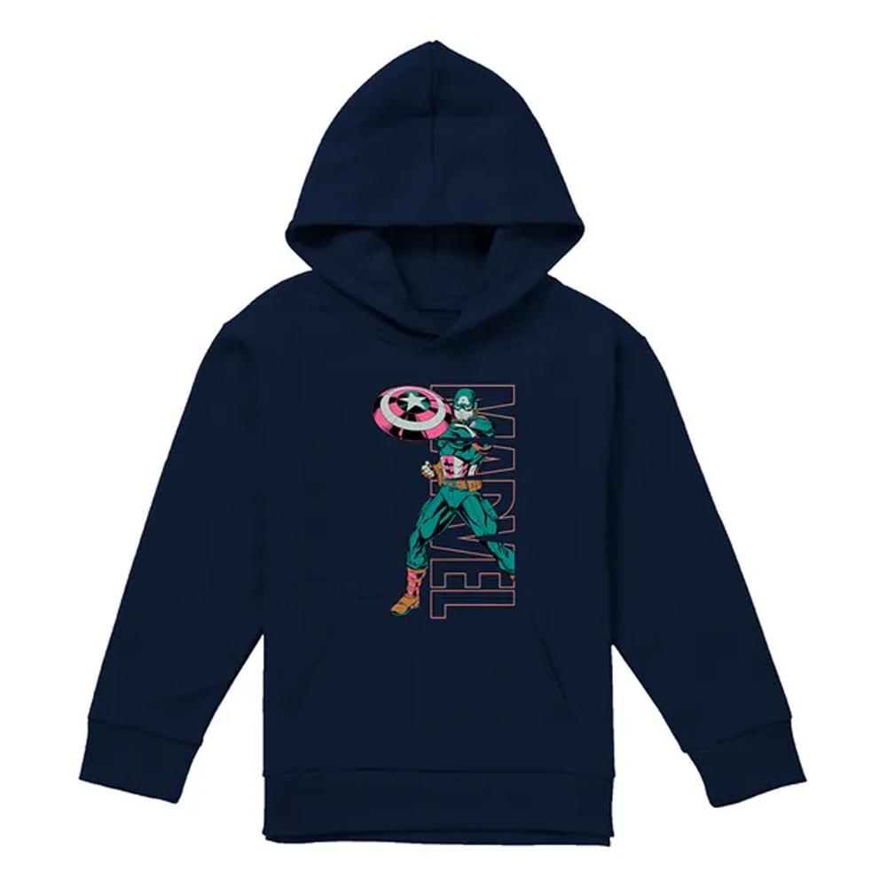 Captain America Childrens/Kids Emerge Pull Over Hoodie