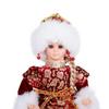 30 см Красная и золотая фигурка Снегурочки на Рождество