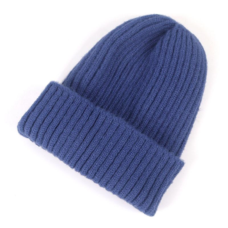 Winter Knitted Hat Women Beanie Autumn Warm Soft Trendy Kpop Style Beanies Skullies Hats Girls Bonnet Ladies Cap