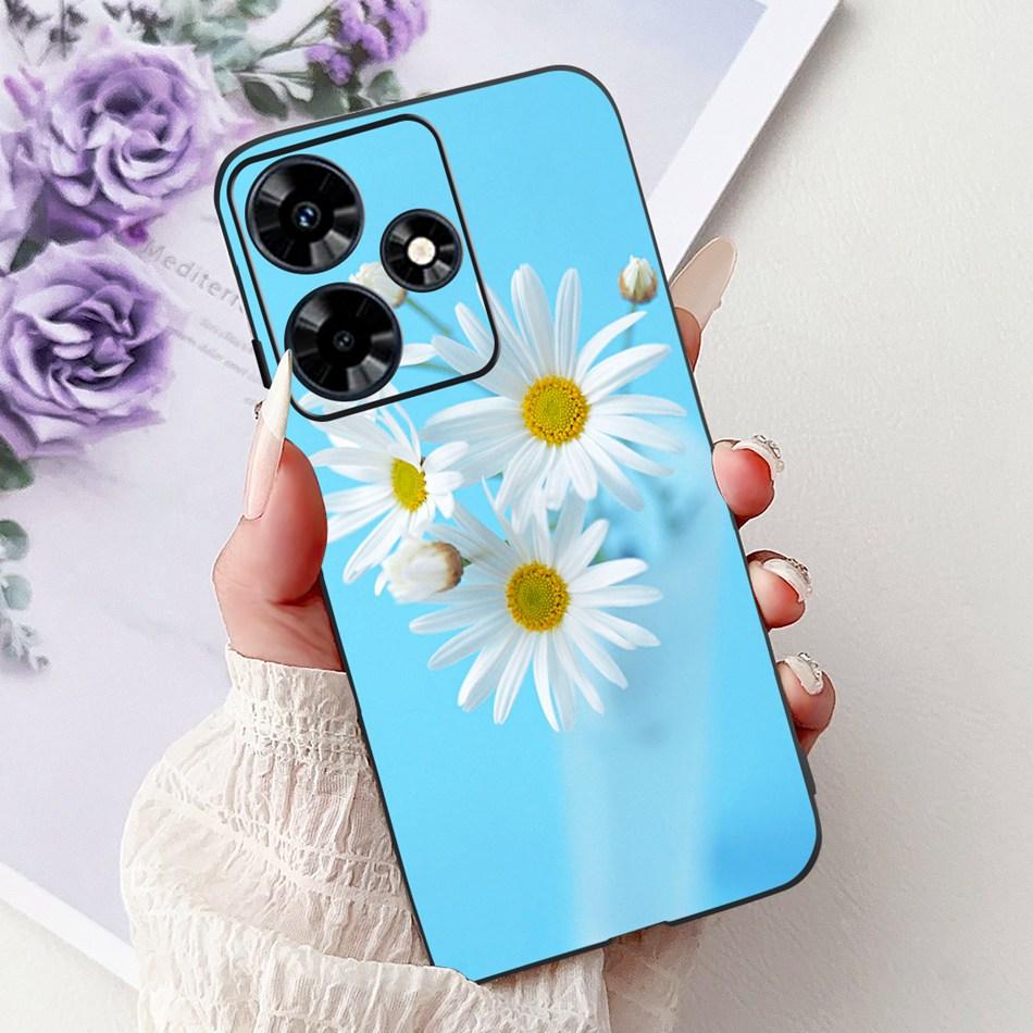 For Infinix Hot 30 Play 30i Hot30 4G Elegant Floral Butterfly Phone Case For Infinix Hot30i 30 30Play Soft Silicone TPU Cases