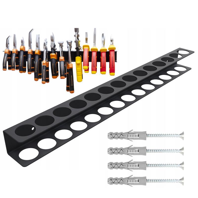 Screwdriver Rack Wall Mount Workshop Hand Tool Organizers And Storage Hand Tool Holder Hammer Rack Pliers Organizer Bracket