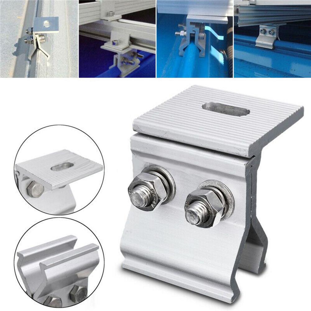 Солнечная панель из нержавеющей стали 1 шт., 4 шт., анодированный крепежный зажим