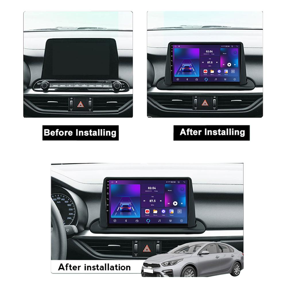 Android Car Radio для KIA Cerato 4 2018-2021 Мультимедийный проигрыватель Головное устройство Стерео GPS Навигация BT WIFI 1+16 ГБ