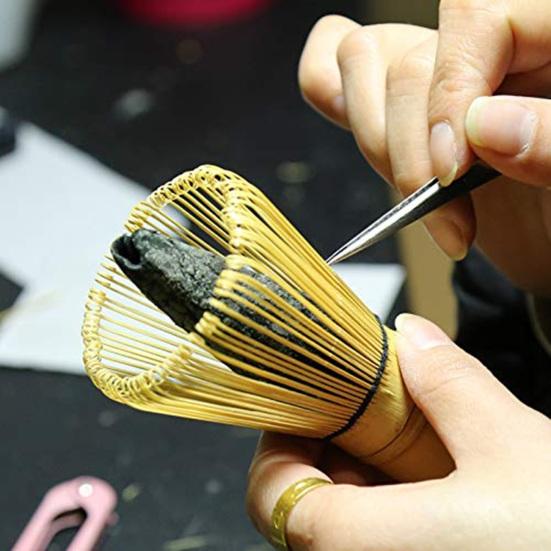 Бамбуковый венчик для матча, 100 зубцов, ручная работа, кисть Часен для зеленого чая Матча, нет