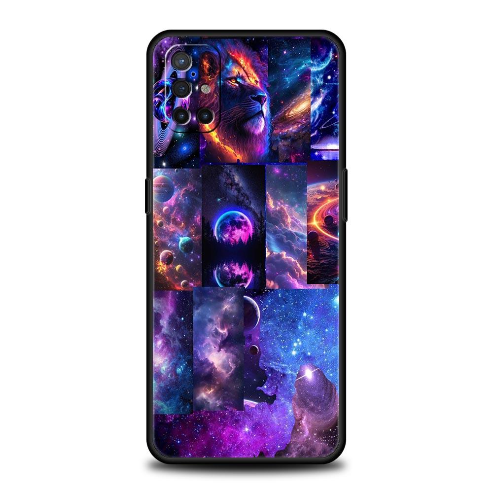 Phone Case For Oneplus 13R 13 12 10T 11 R10 Nord N100 N200 N10 9 9R CE 2 3 Z Pro Lite 5G Soft TPU Cover Universe Starry Sky Moon