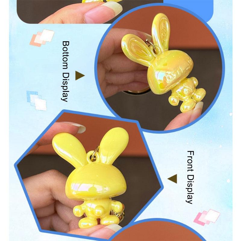 Мультяшный акриловый кролик брелок кулон рюкзак подвески автомобильный брелок аксессуары