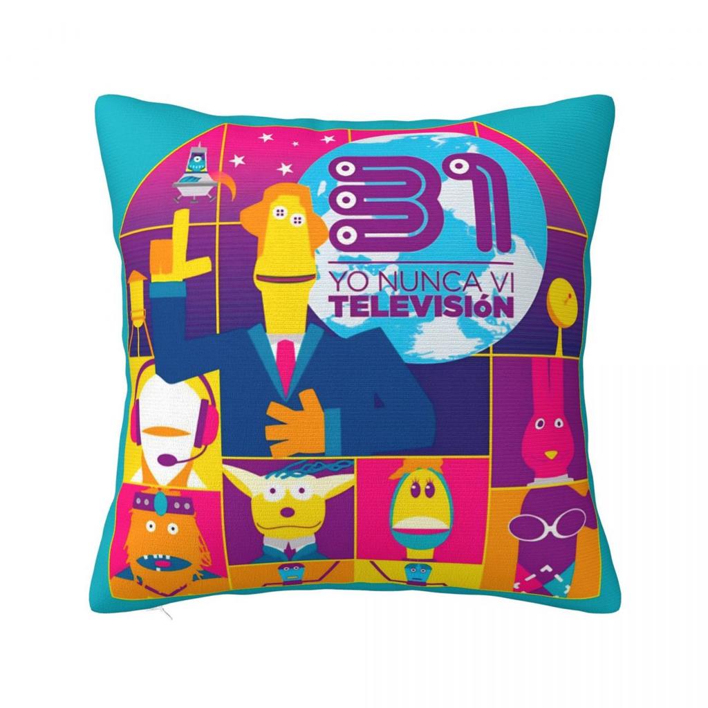 31 Minutos Pillow Cases 31 Minutes Chilean Comedy Cushion Cover Vintage Zipper Decor Pillowcover For Home 40X40Cm